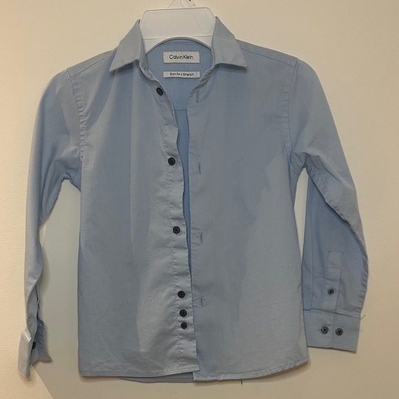Calvin Klein Kids Light Blue Button-Up Shirt - Picture 1 of 6